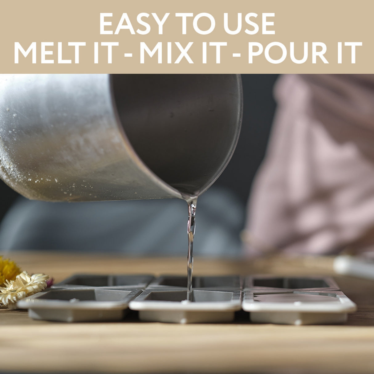 SoyaLuna Blend Melt / Pillar Wax - 800g