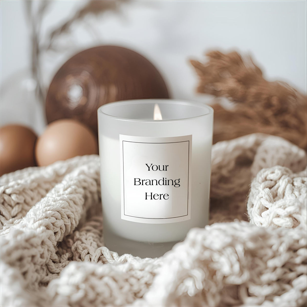 30cl Frosted Kimberley Jar — 6 or 12 Finished Candles
