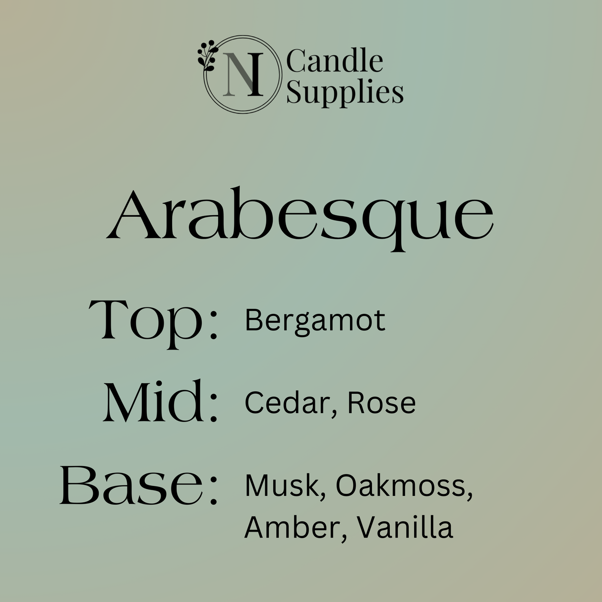 Arabesque Wax Melt Sample