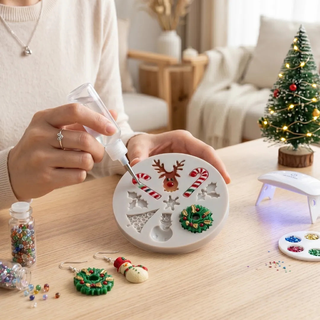 Christmas Silicone Mould — Festive Soap & Candle Embeds