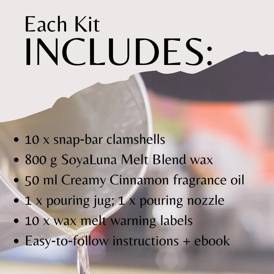 Melt Making Kit - Creamy Cinnamon