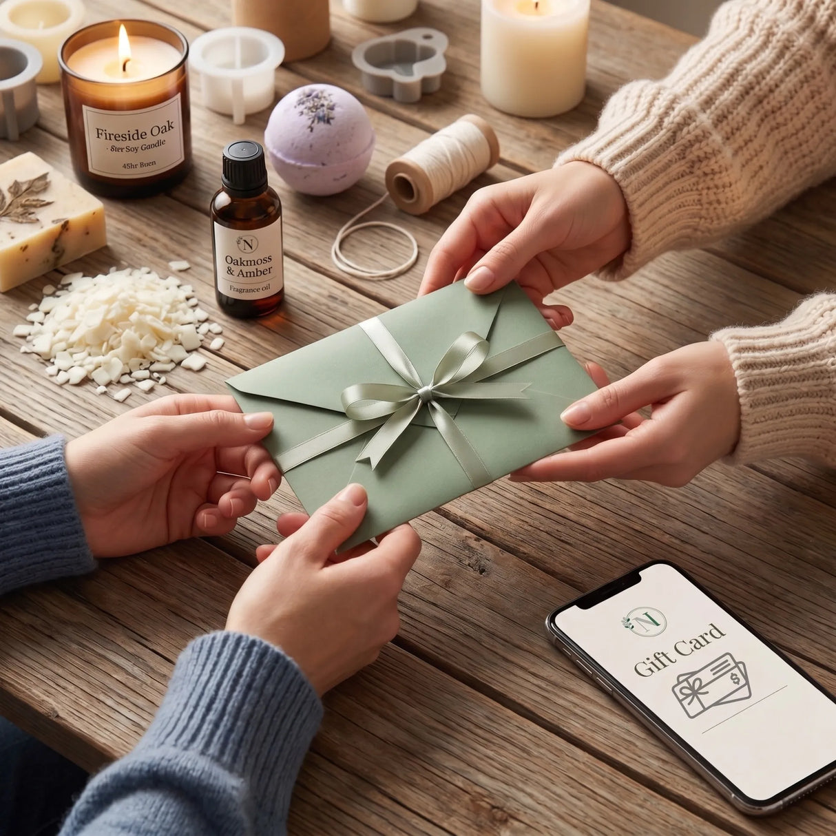 NI Candle Supplies Gift Card — E‑Gift Card (Redeemable Sitewide, Worldwide)