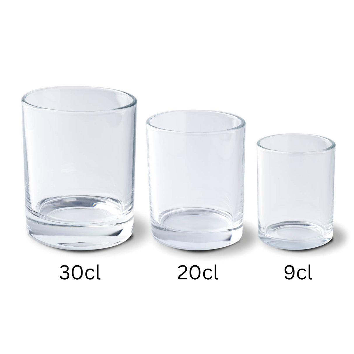 20cl Oxford Candle Jar (MEDIUM) - Clear