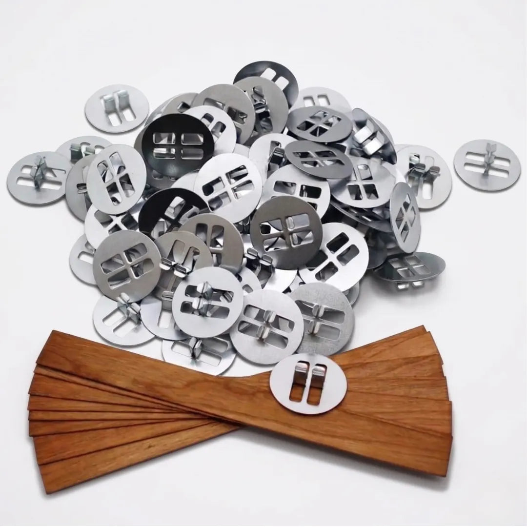 Metal Wick Tabs for Ultimate Wood Wicks