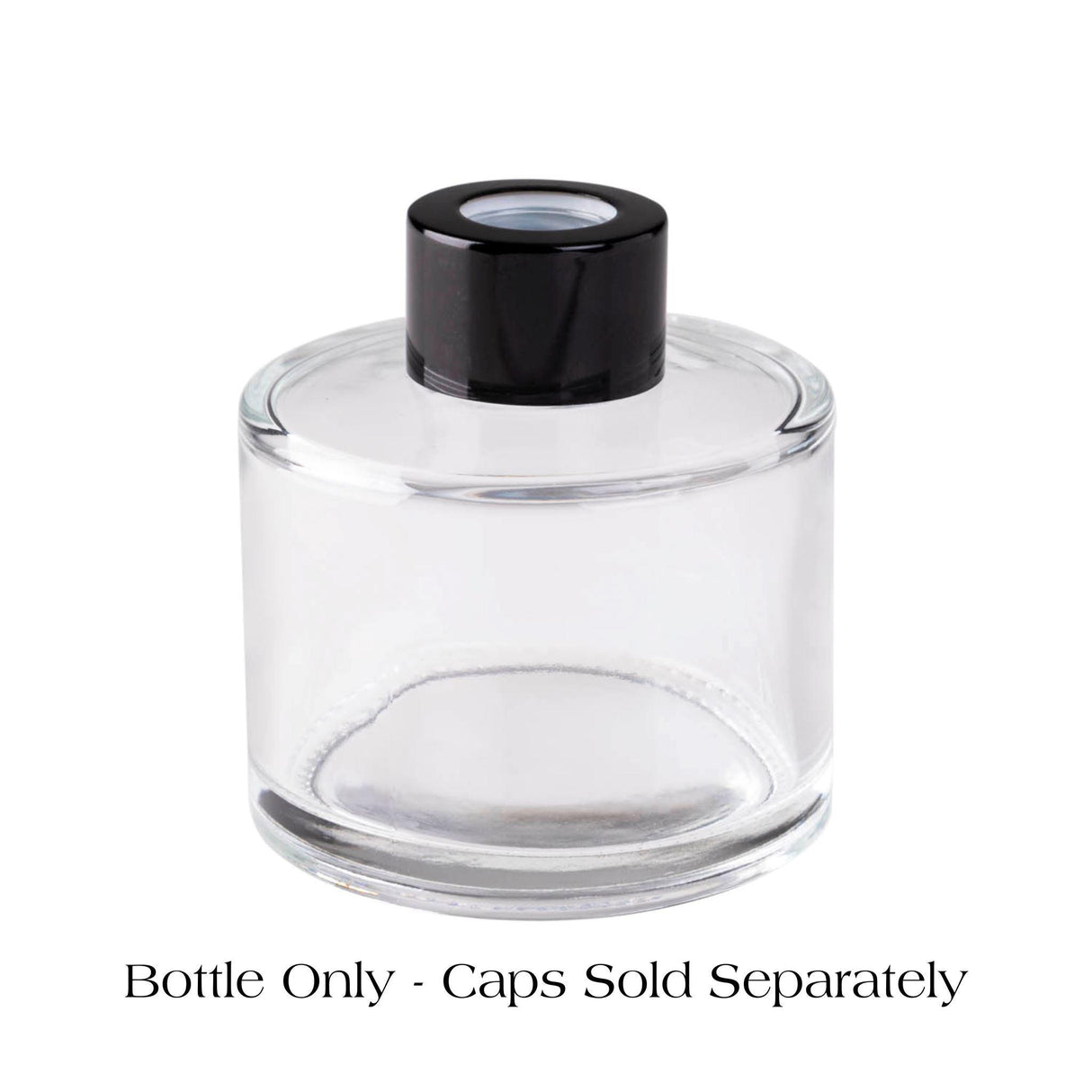 Circular Reed Diffuser BOTTLE - 100ml - Clear Reed Diffuser Bottles & Caps NI Candle Supplies