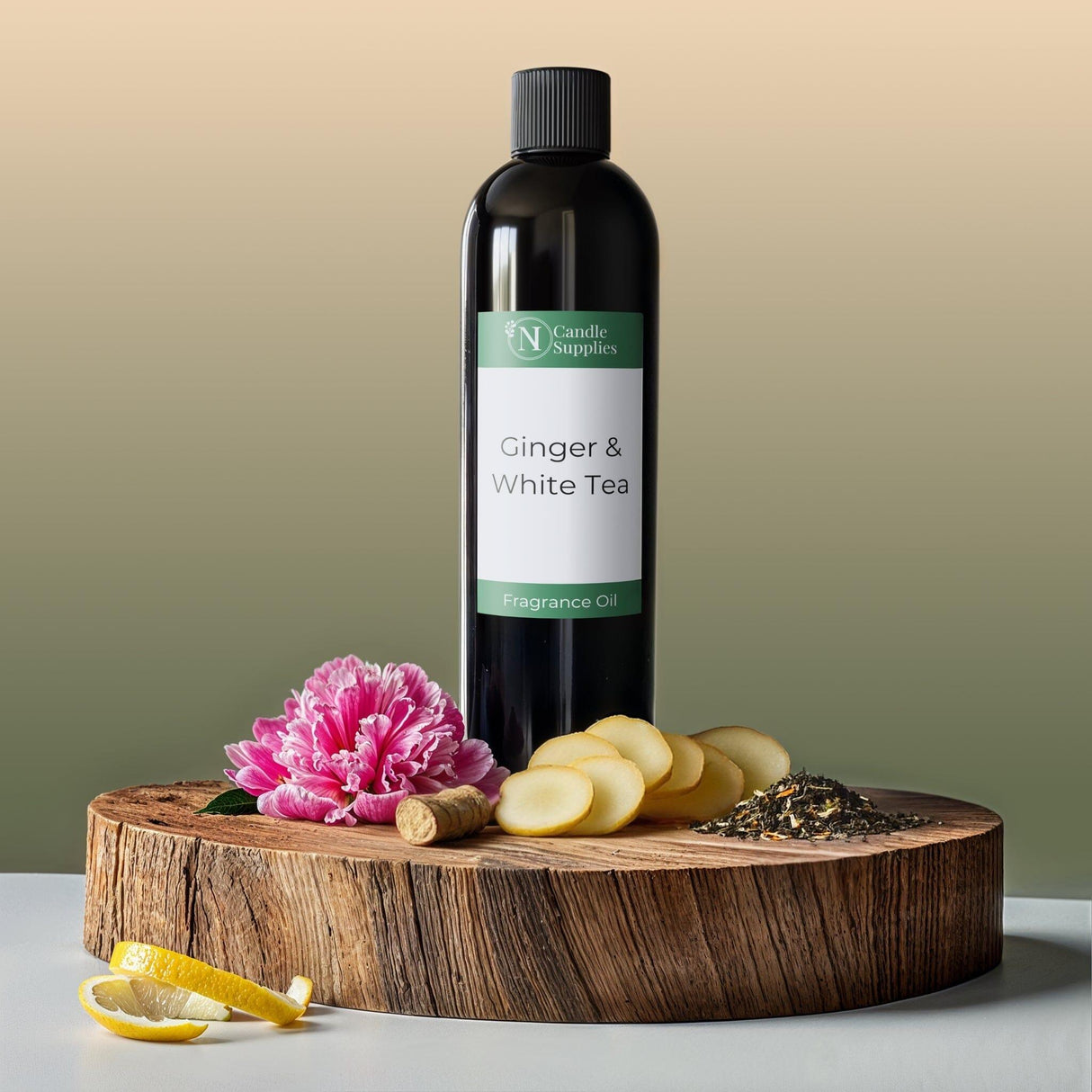 Ginger & White Tea Fragrance Oil All Fragrance Oils NI Candle Supplies