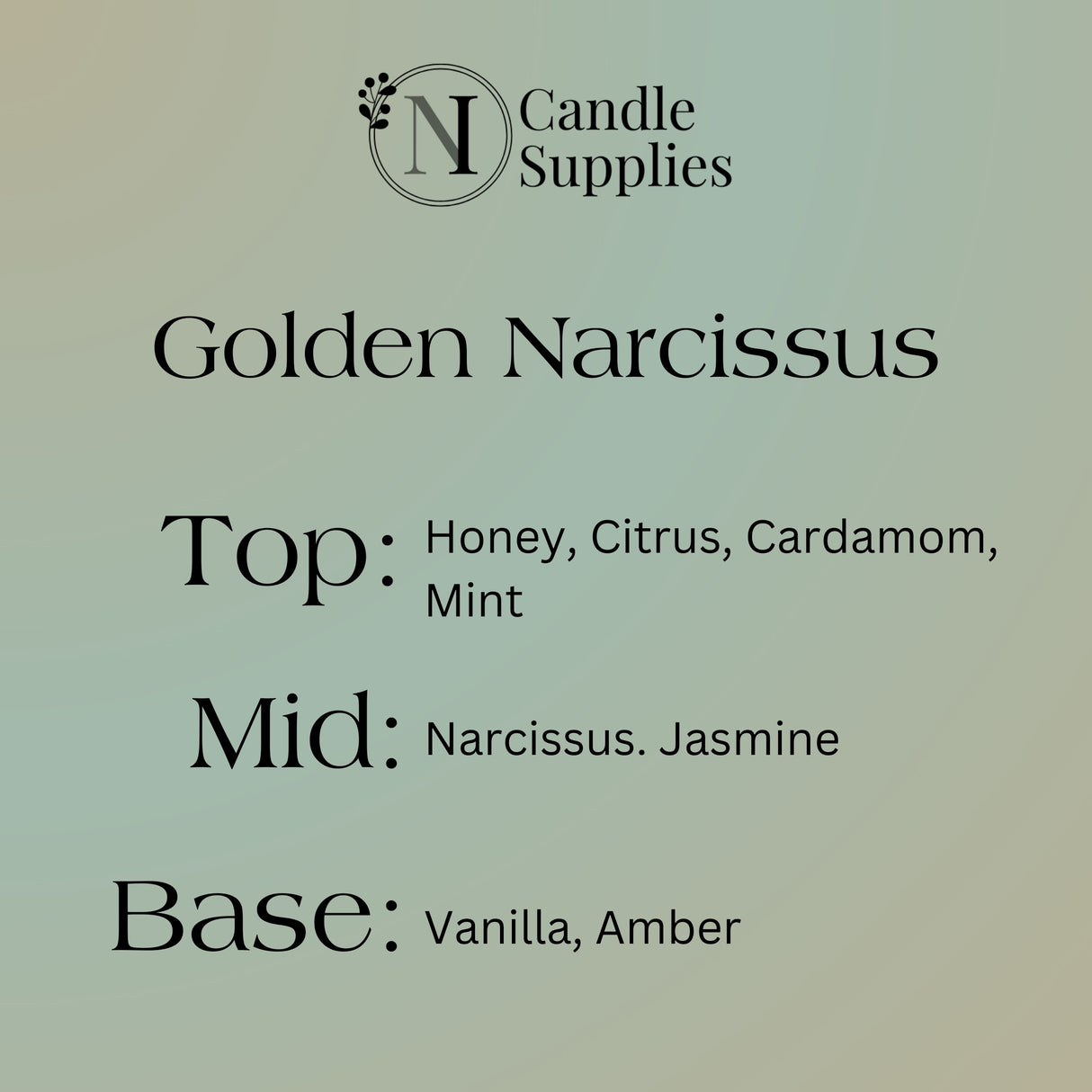 Golden Narcissus Wax Melt Sample
