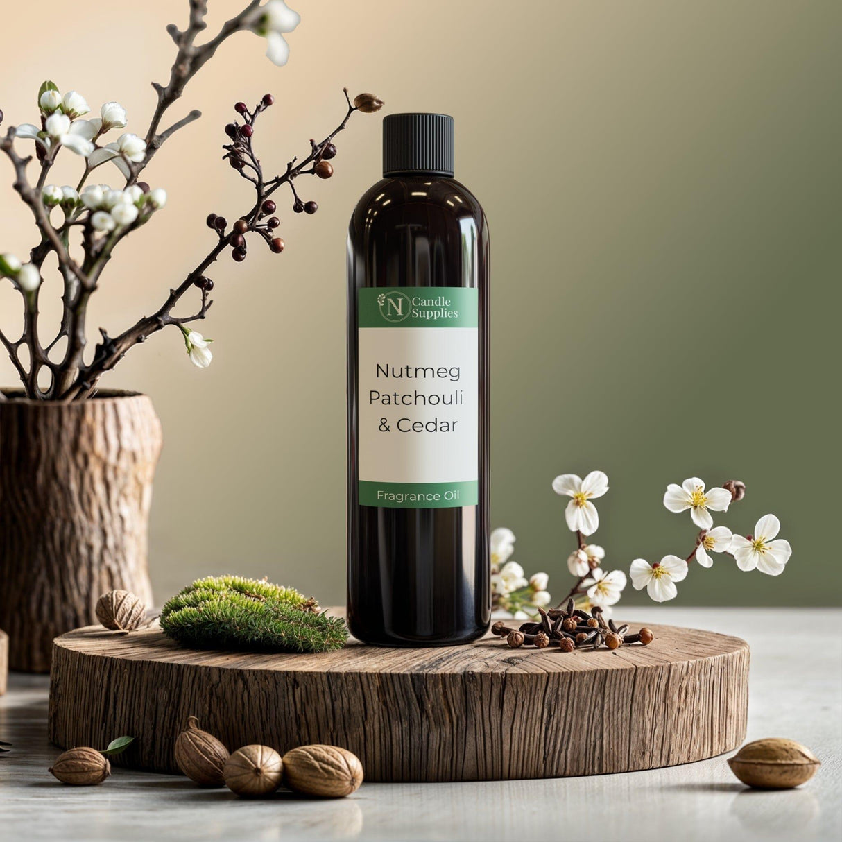 Nutmeg, Patchouli & Cedar Fragrance Oil All Fragrance Oils NI Candle Supplies