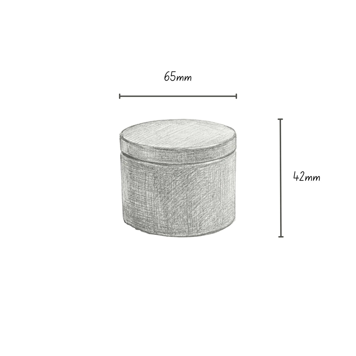 Mini Silver Candle Tin