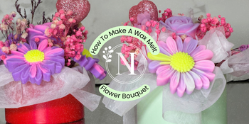 some wax melt flower bouquets