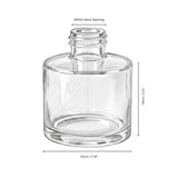 Circular Reed Diffuser BOTTLE - 100ml - Matt Black