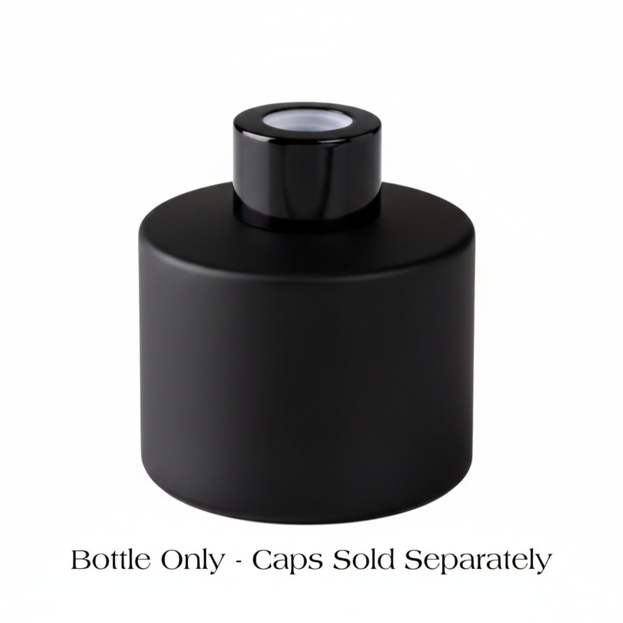 Circular Reed Diffuser BOTTLE - 100ml - Matt Black