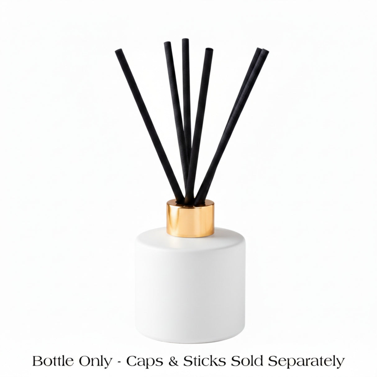 Circular Reed Diffuser BOTTLE - 100ml - Gloss White