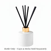 Circular Reed Diffuser BOTTLE - 100ml - Gloss White
