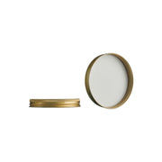 Gold Aluminium Lid — Fits Amber Apothecary Jar — 180ml