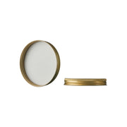 Gold Aluminium Lid — Fits Amber Apothecary Jar — 250ml