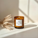30cl Amber Kimberley Jar — 6 or 12 Finished Candles
