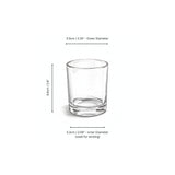 9cl Kimberley Candle Jar (SMALL) - Clear