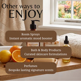 'Other Ways to Use' card explaining this oil can be used to make room sprays, bath and body products, and perfume.
