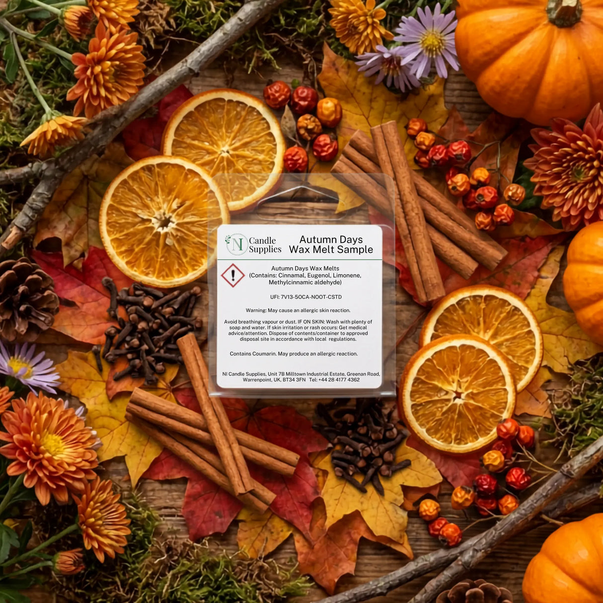 Autumn Days Wax Melt Sample