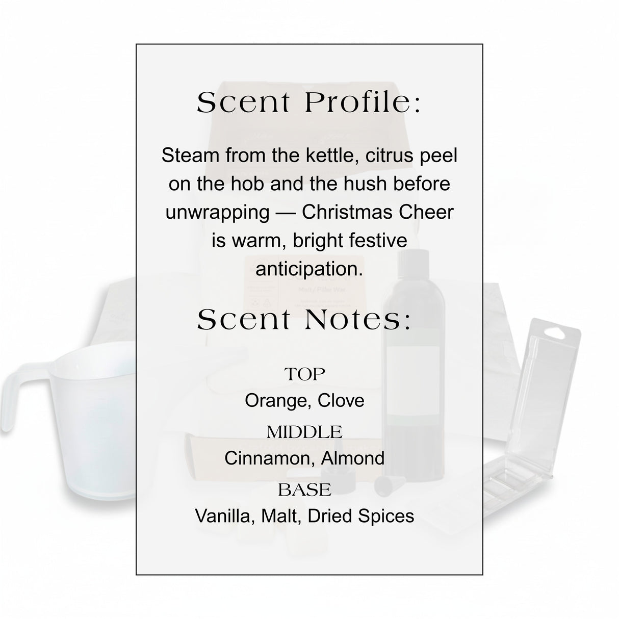 Melt Making Kit - Christmas Cheer