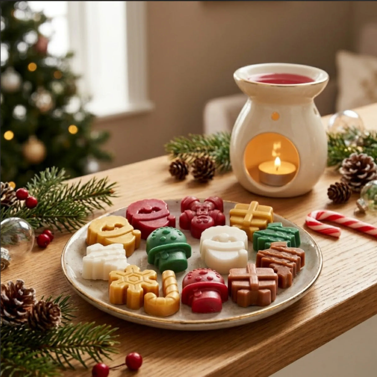 Christmas Silicone Mould — 14‑Cavity Festive Icons