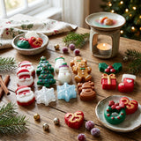 Christmas Silicone Mould — 25‑Cavity Festive Shapes