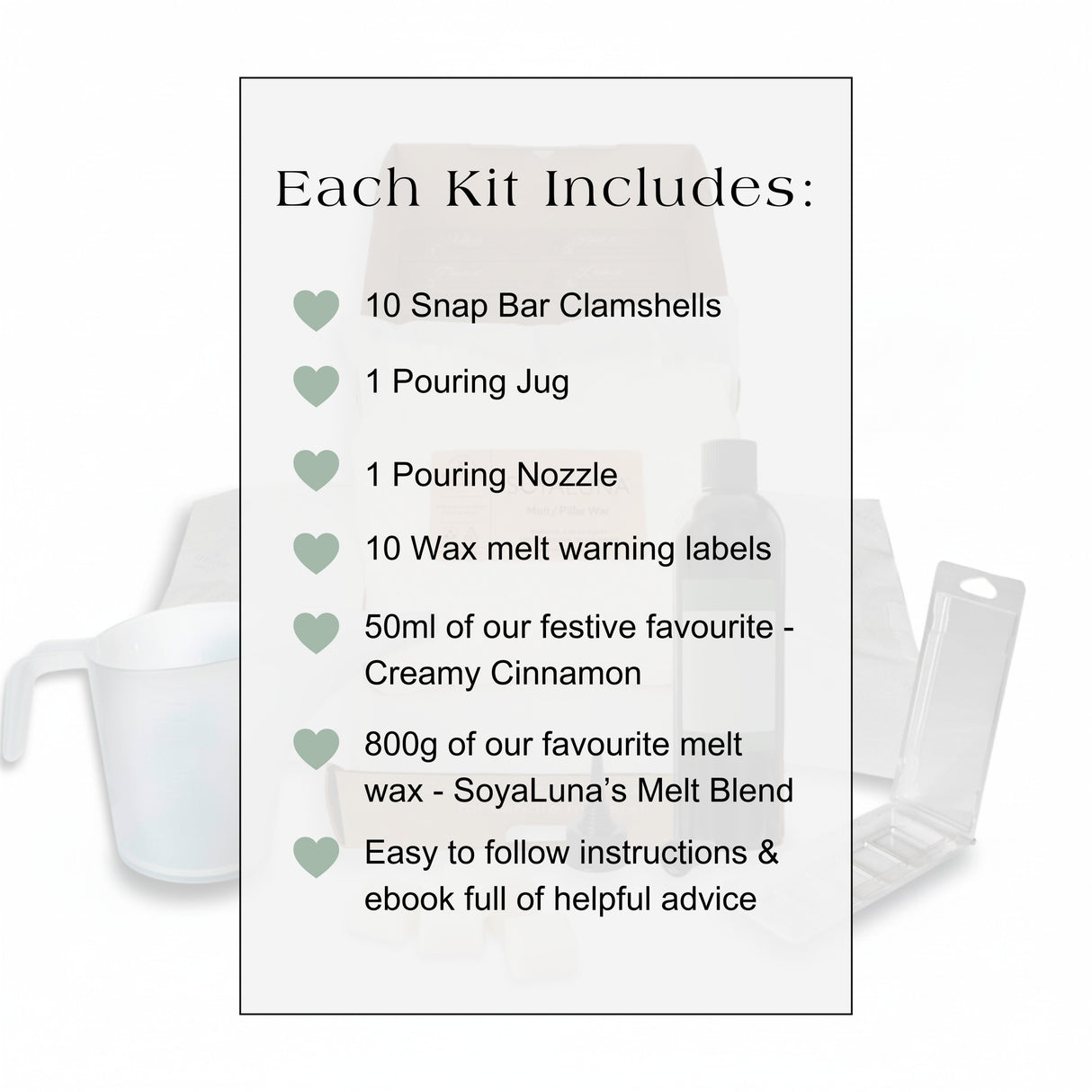 Melt Making Kit - Creamy Cinnamon