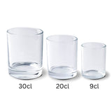 20cl Oxford Candle Jar (MEDIUM) - Clear