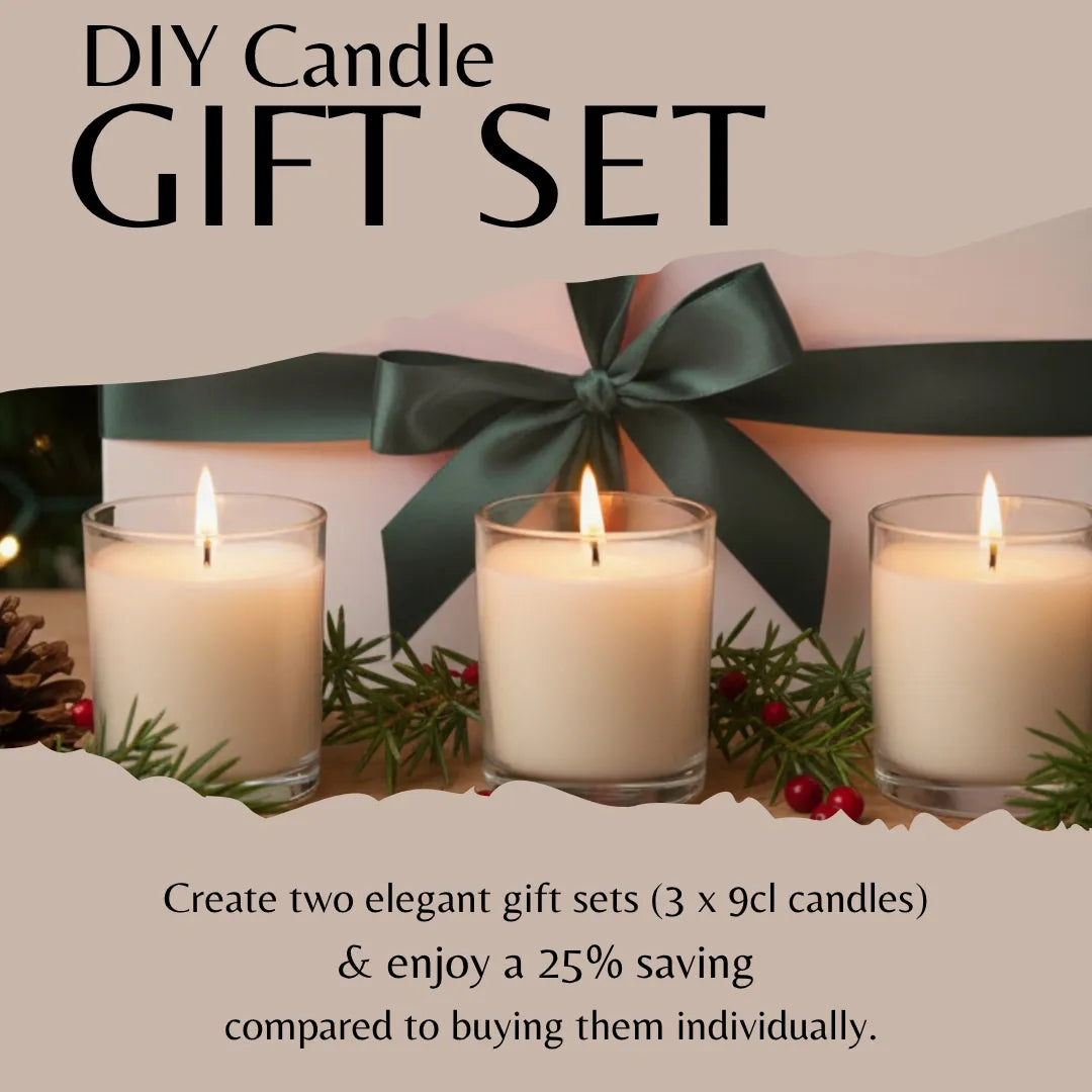 Make-Your-Own Scented Candle Gift Set - Festive Favourites