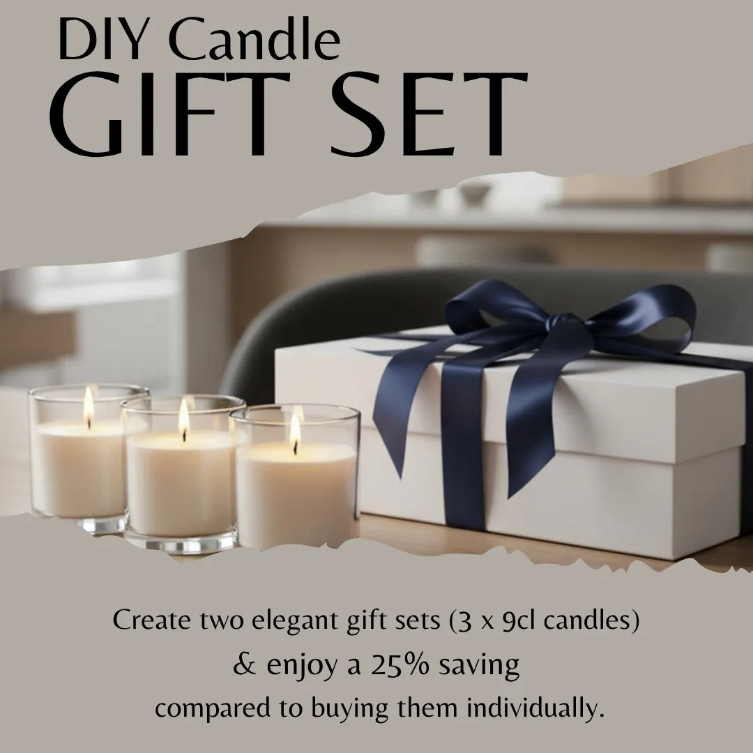 Make-Your-Own Scented Candle Gift Set - Masculine Favourites