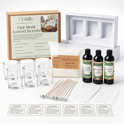 Make-Your-Own Scented Candle Gift Set - Best-Selling Scents