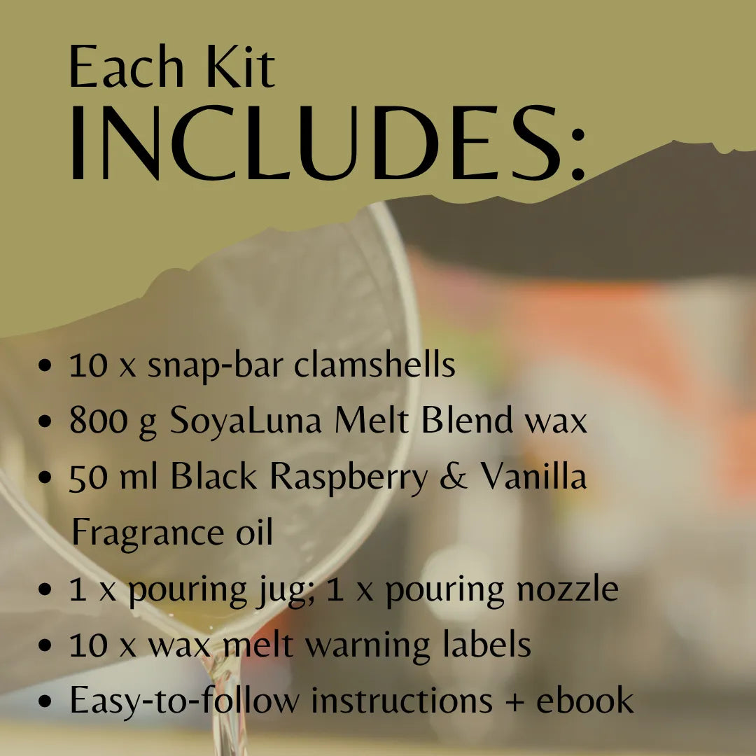 Melt Making Kit - Black Raspberry & Vanilla