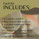 Melt Making Kit - Black Raspberry & Vanilla