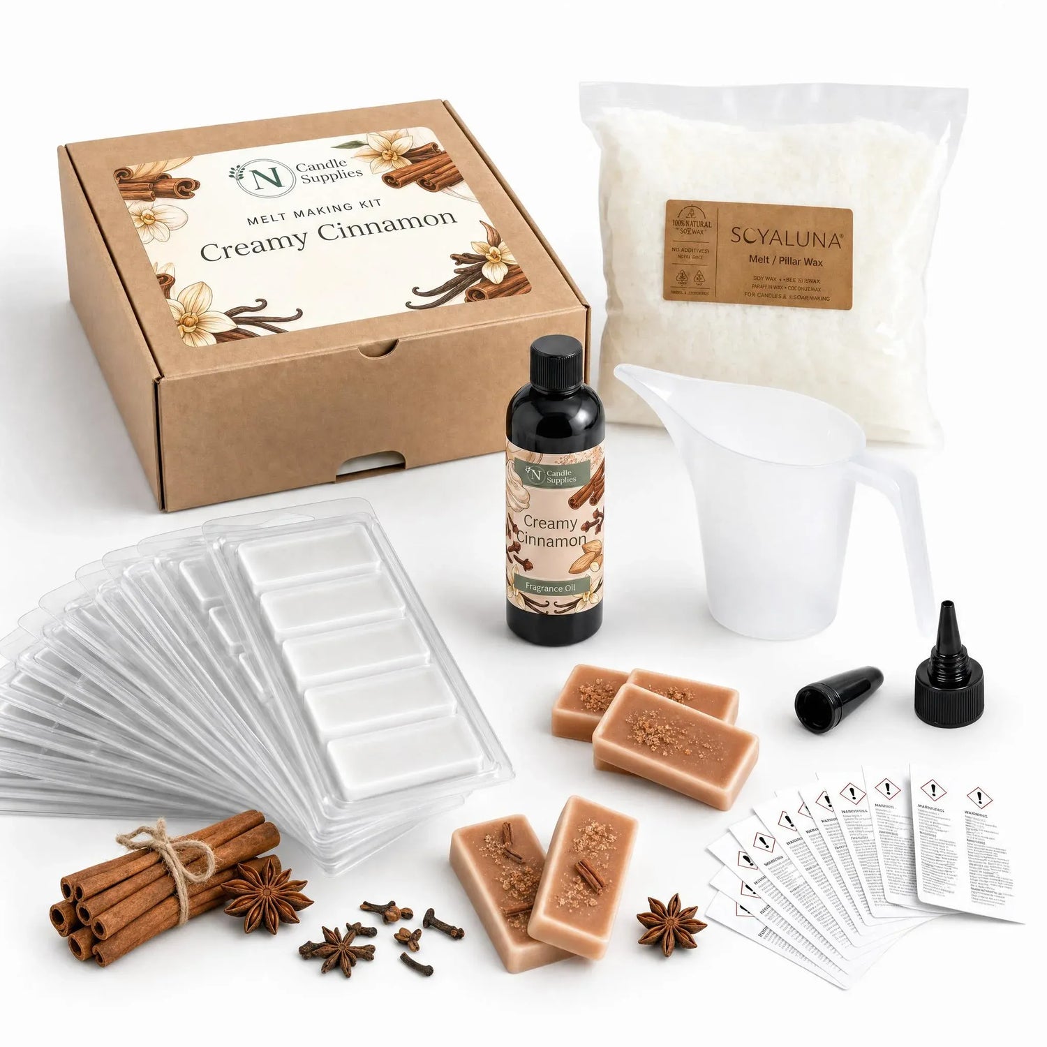 Melt Making Kit - Creamy Cinnamon