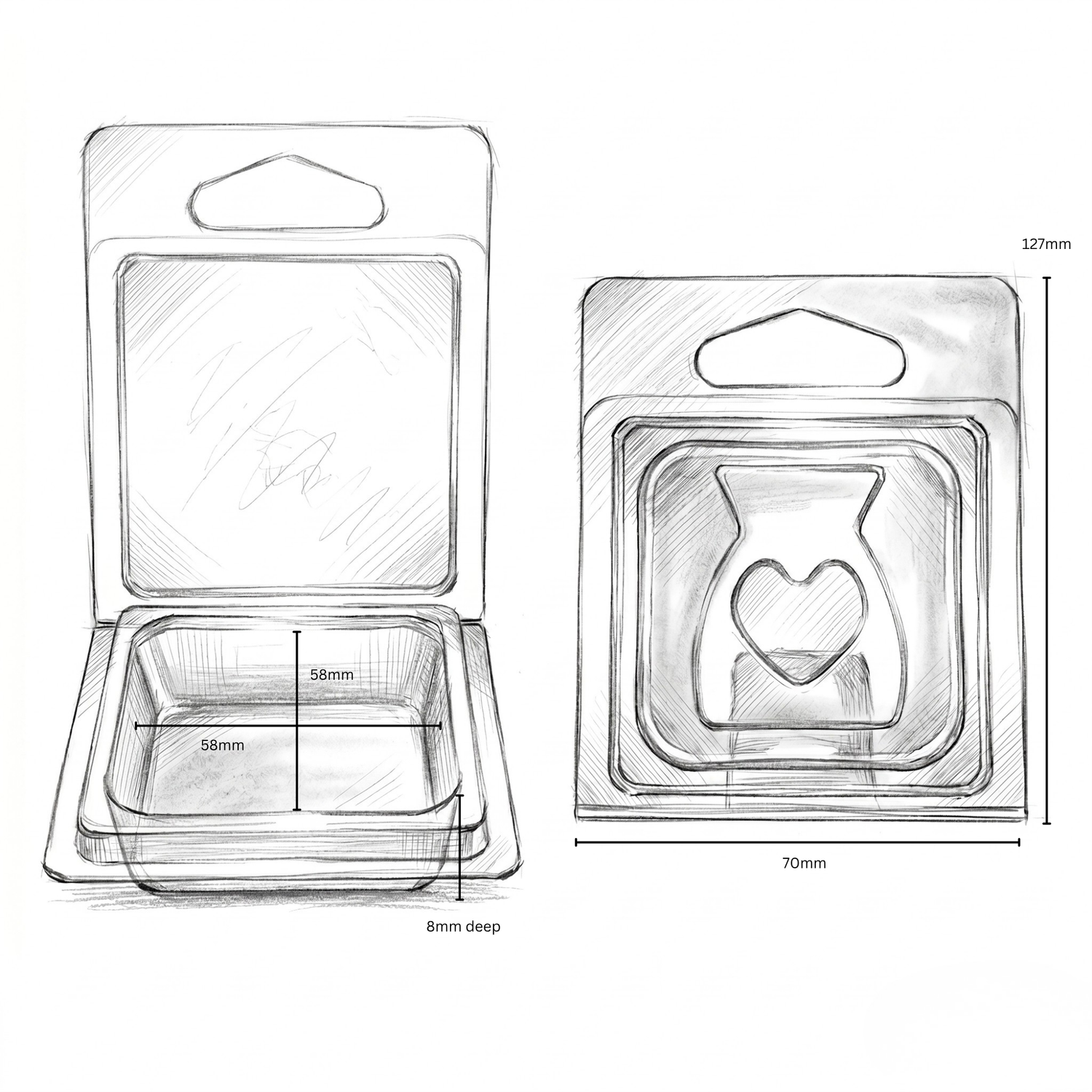 Mini Clamshell — 15g Recyclable PET