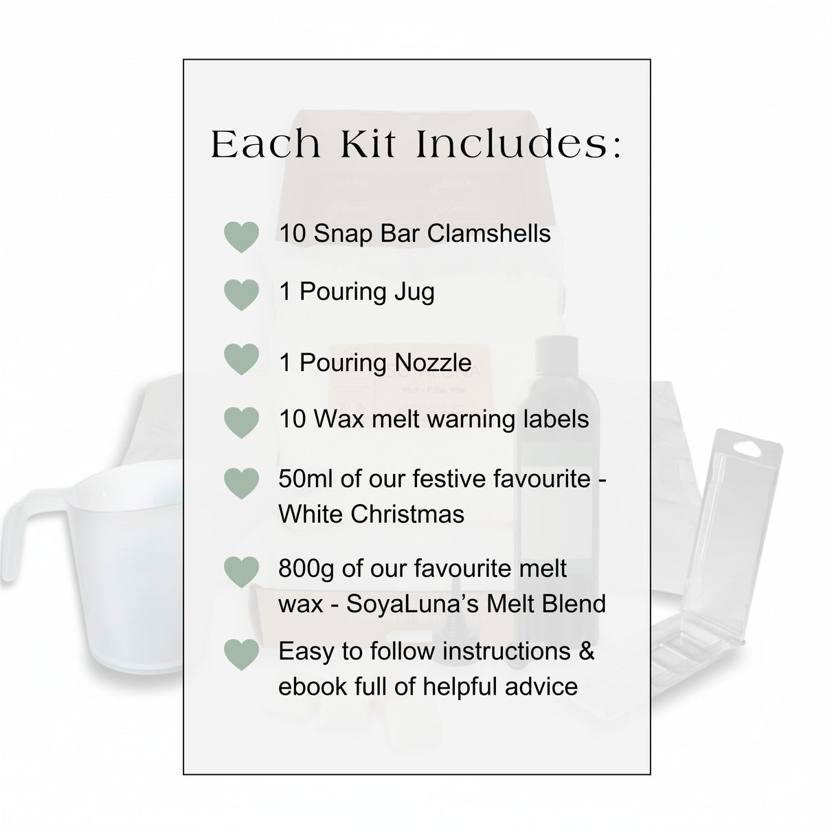 Melt Making Kit - White Christmas