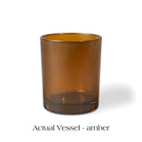 20cl Amber Oxford Jar — 6 or 12 Finished Candles