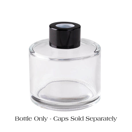 Circular Reed Diffuser BOTTLE - 100ml - Clear Reed Diffuser Bottles & Caps NI Candle Supplies 