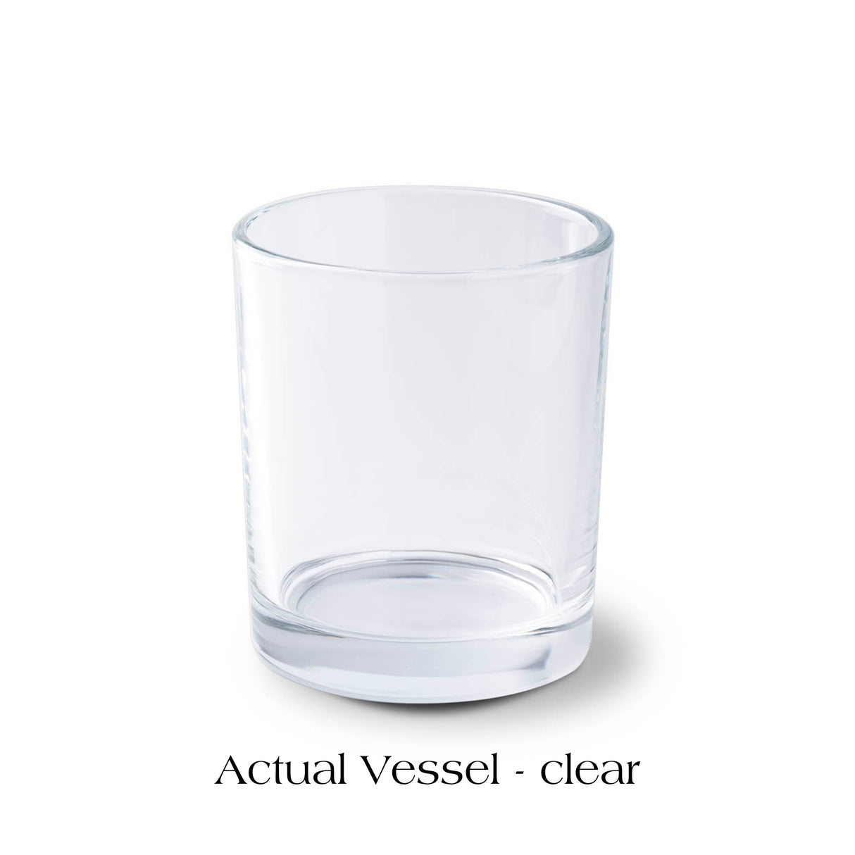20cl Clear Oxford Jar — 6 or 12 Finished Candles