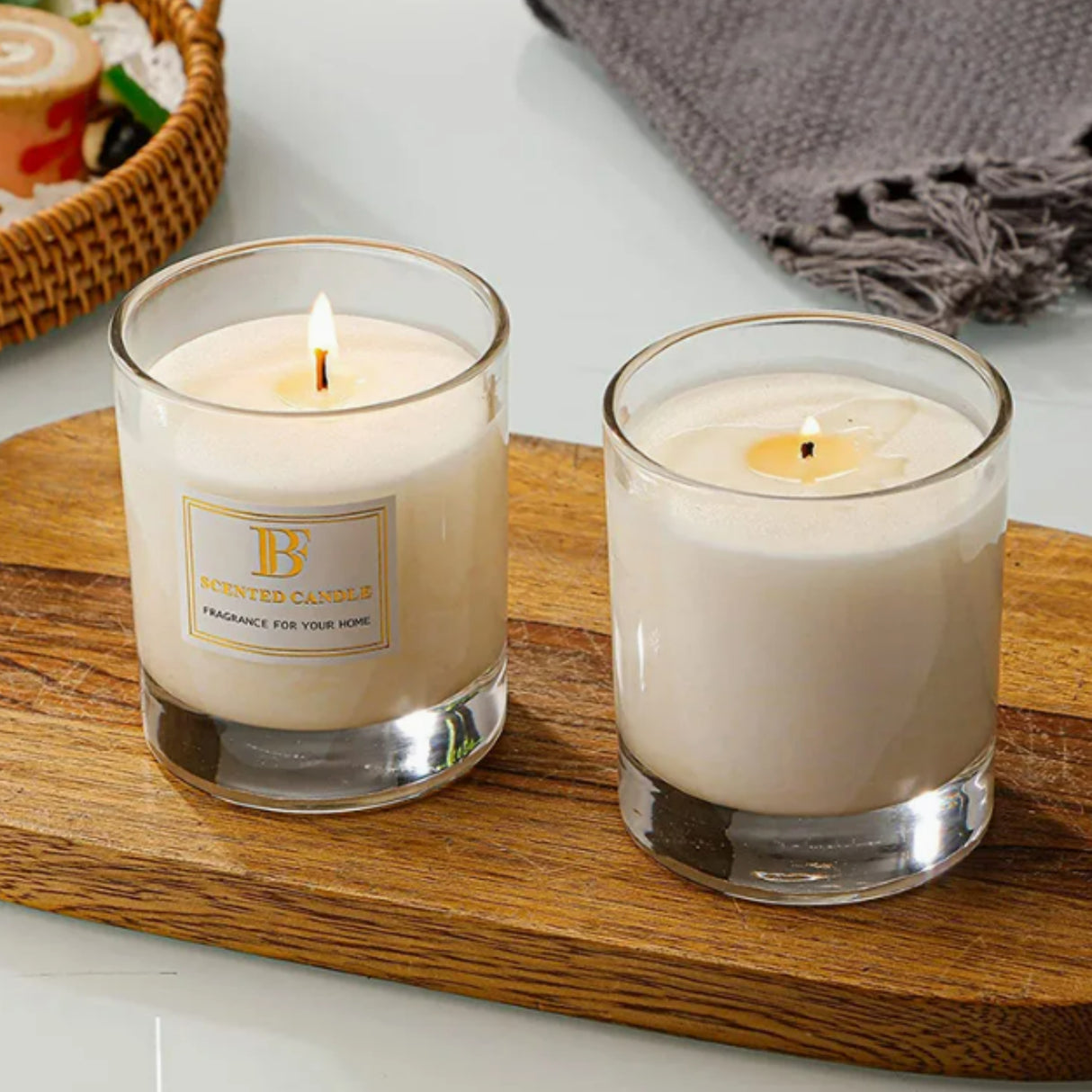 20cl Clear Oxford Jar — 6 or 12 Finished Candles