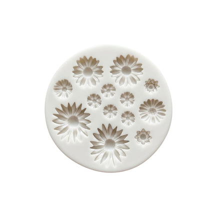Floral Silicone Mould — Multi‑shape Daisy Embeds