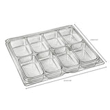 Segmented Clamshells - Double Cavity Rectangle