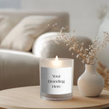 20cl Frosted Oxford Jar — 6 or 12 Finished Candles