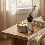 Silver Candle Tin
