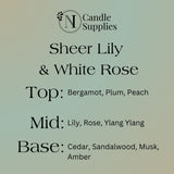 Sheer Lily & White Rose Fragrance Oil - Reformulated