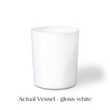 20cl Gloss White Oxford Jar — 6 or 12 Finished Candles