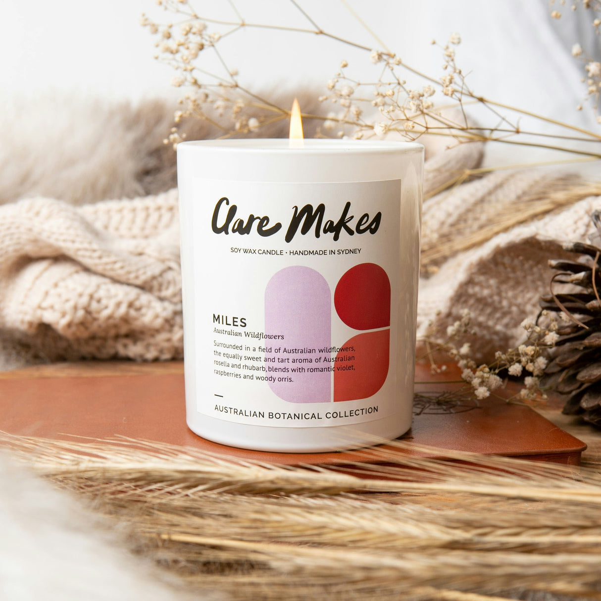 20cl Gloss White Oxford Jar — 6 or 12 Finished Candles
