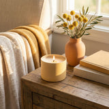 Warm Yellow Candle Tin